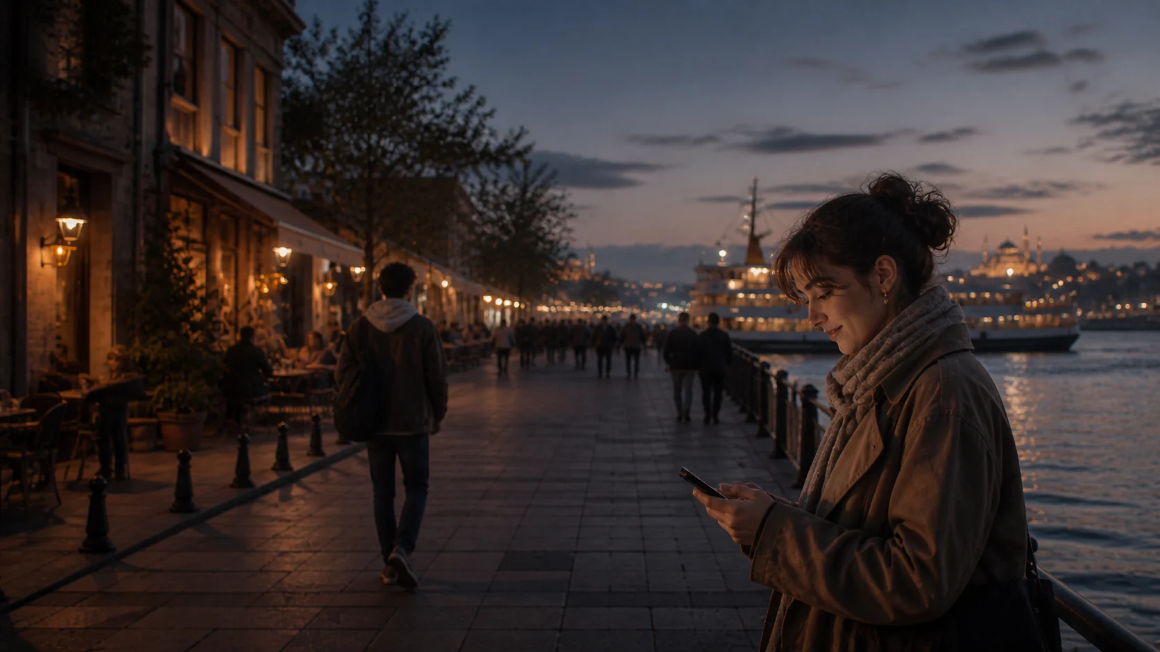 İstanbul sahilinde aynı izi keşfeden iki kişi