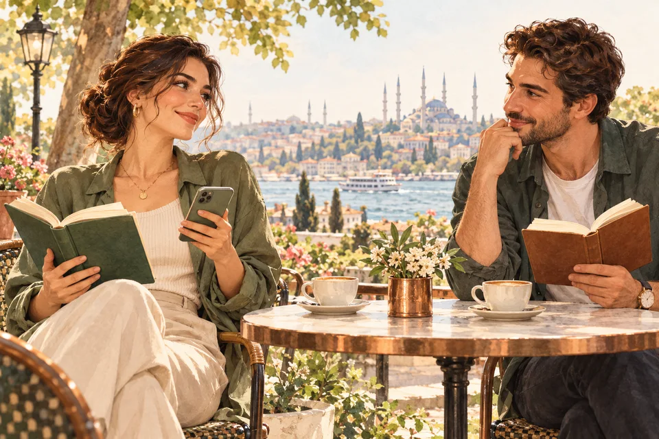 ortak ilgi üzerinden tanışmayı seçen kadın